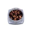 Blogueiros Recomendam Tom Quente Suave Glitter Lantejoula Âmbar Outono e Inverno Cor Castanha Material para Nail Art com Glitter Fabricante Atacado