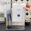 Caja de Almacenamiento para Mascarillas Faciales, Caja Compartimentada de Acrílico para Cosméticos, Estante Transparente de Escritorio de Gran Capacidad para Almacenamiento de Productos de Cuidado de la Piel en Tocador