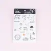 Adesivos de Tatuagem Desenho Animado Simples Opcional 12 Constelações Tatuagem Verão Meninas Adesivos de Tatuagem de Constelação Pretos Atacado