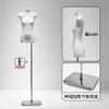 Suporte de manequim de corpo inteiro e sem seios para lojas de roupas femininas, adereço para vitrine, manequim de meio corpo