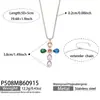 Collar de cruz estilo europeo y americano Mily con circonita cúbica, acero inoxidable, diseño minimalista y lujoso, no se decolora, cadena para la clavícula para mujer