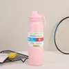 Taza Termo con Logo Personalizado Transfronteriza Botella Deportiva Acero Inoxidable 304 Botella para Espacio de Coche Portátil Gran Capacidad Botella Deportiva