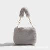 Bolso de Mano Relleno para Mujer, Moderno y Versátil, Nuevo Estilo, Peludo y Lindo, Mini Estilo Coreano, Bolso Cuadrado Cruzado Moderno, Personalizado