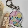 Chaveiro Acrílico Novo Transfronteiriço Divertido My Little Pony Amigo Melhor Amigo Aniversário Pingente de Mochila Escolar