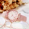 Reloj para Mujer Estilo Coreano Estudiante Simple Moderno de Moda Estrella de Mar Casual Cuarzo Reloj para Mujer Mismo Estilo Fabricante de Relojes Venta Directa