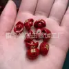 Pedra Crua Natural de Cinábrio Areia de Cristal Contas Soltas Contas Individuais Alto Teor Acessórios DIY Feitos à Mão Pulseira Atacado