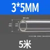 Tubo Transparente de PVC Tubo de Tendão de Boi Alta Transparência Plástico Oco Tubo Macio Tubo Horizontal Tubo de Água Tubo de Óleo 2/3/4/6/8mm