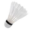 Pelota de bádminton de nailon de 12 pulgadas con plumas de ganso para entrenamiento en interiores y exteriores, paquete de 6, 3 unidades