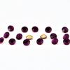 Diamantes de cristal de colores de vidrio, redondos, con base puntiaguda, comercio internacional, pegatinas de joyería para uñas DIY, diamantes acrílicos al por mayor