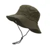 Sombrero de Pescador Impermeable Delgado de Secado Rápido para Exteriores en Verano para Mujer, Sombrero de Sol que se Puede Guardar en una Bolsa, Sombrero Portátil de Protección Solar para Montañismo