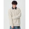 Flyclan Diseño Americano Costura a Cuadros Cuello Camisero Polo Chaqueta de Primavera y Otoño Sudadera con Capucha para Hombre Chaqueta Q8923