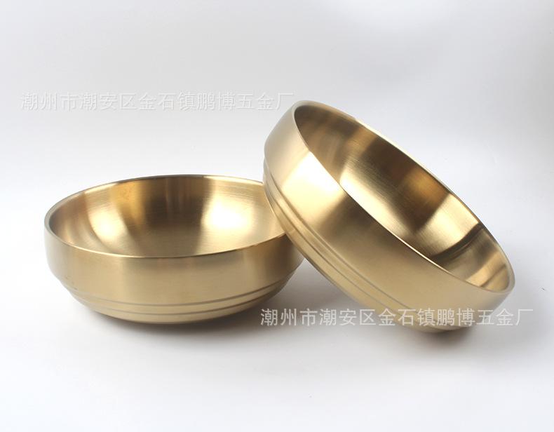 金色加厚冷面碗8