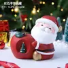 Porta lápices de Santa Claus con luz nocturna, nuevo producto transfronterizo, decoración creativa para Nochebuena, regalo para niños, venta al por mayor
