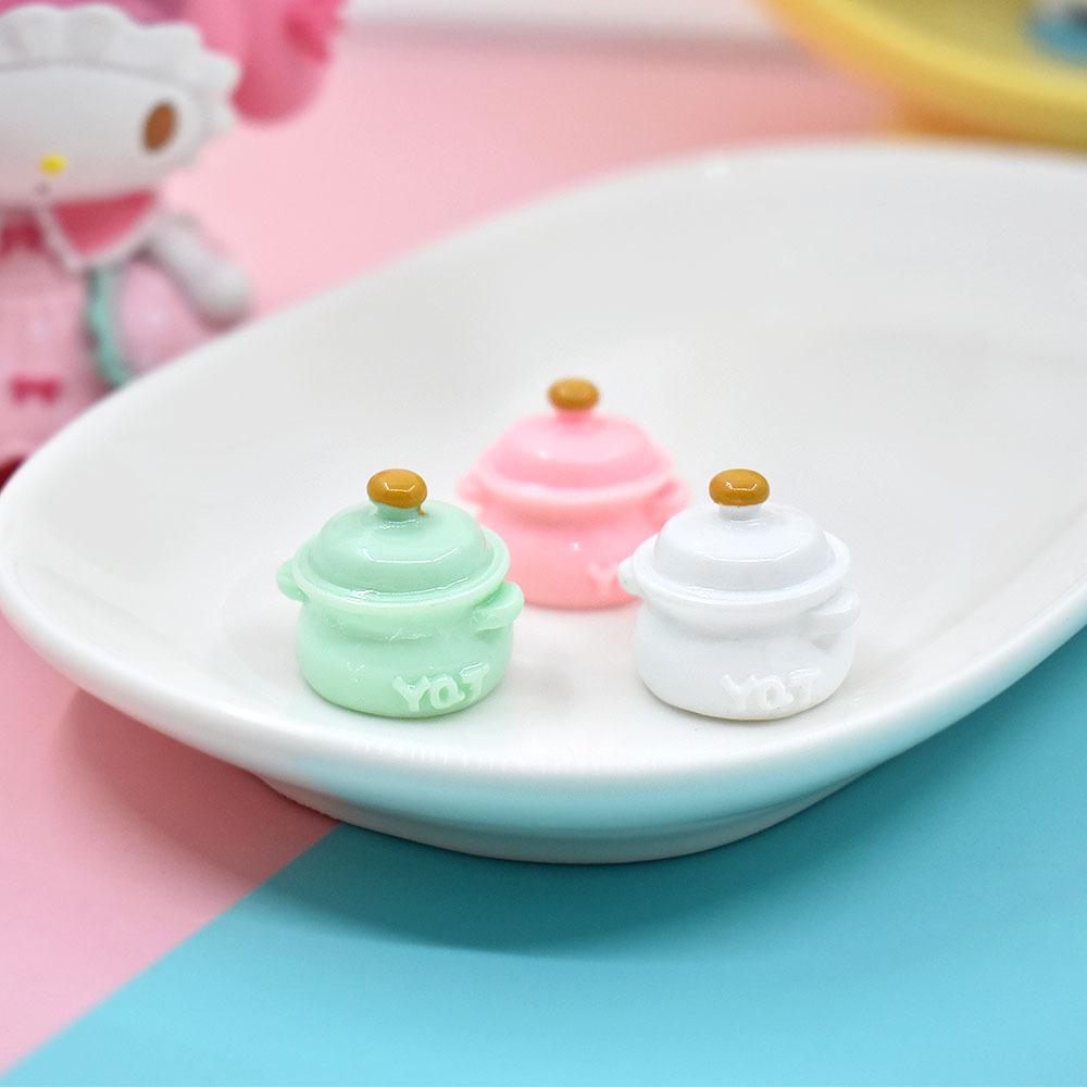 娃娃屋 微缩食玩煮锅 汤锅 厨房餐具摆件