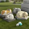 Venta caliente transfronteriza estatua conmemorativa para mascotas diy molde de silicona de cemento adornos de decoración del hogar molde de yeso para aromaterapia