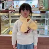 Bufanda de Piel Sintética de Conejo Otoño/Invierno 2026 para Niñas, Calentador de Cuello Cálido Estilo Coreano para Padres e Hijos, Bufanda Cruzada para Niños y Niñas, Venta al por Mayor