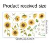 Novo FX-E92 fresco branco Peony Bouquet borboleta quarto corredor parede casa embelezamento adesivo de parede decorativa autoadesivo