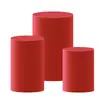 Juego de Mantel Cilíndrico Transfronterizo para Mesa de Postres para Pastelería, Boda, Mesa de Conferencias, Cubierta de Mesa de Color Sólido de Hierro Forjado, Cubierta Antipolvo para Decoración de Fiestas