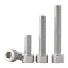 Tornillos de Acero Inoxidable 304 Gb70.1 Cabeza Cilíndrica Hexagonal Sin Nervaduras Cabeza Cóncava Tornillos Cóncavos Ligeros M2M3M4