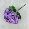 Flor de Hortensia Artificial con 5 Ramas y Pétalos Grandes, Flor de Seda para Boda y Decoración del Hogar, Adorno de Arreglo de Flores Falsas, Disponible en Múltiples Colores