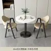 Mesas y Sillas Sencillas y Casuales para Recepción y Negociación de Apartamentos Pequeños, Mesa Redonda Pequeña para Balcón de Cafetería de Té con Leche, Mesas y Sillas de Ocio para Balcón