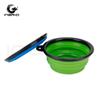 Cuenco plegable para teñir el cabello en peluquerías, herramienta para teñirlo, mango portátil, recipiente de silicona para aceite de hornear.