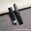 Correa de Cuero Genuino para Hombre Redonda de Cocodrilo y Piel de Vaca Hebilla de Pin Hebilla Mariposa de Doble Pulsación Correa de Reloj Accesorios para Mujer en stock Venta al por mayor