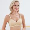 Sujetador fino recogido de talla grande directo de fábrica sexy sin aro de acero sujetador suave ropa interior para mujeres de mediana edad y mayores no magnético