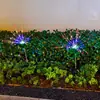 Luzes de fogos de artifício LED movidas a energia solar para jardins externos, pátios e gramados, fogos de artifício eletrônicos decorativos disponíveis para atacado