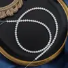 Perla de Agua Dulce Natural Redonda Perfecta de 4-4.5 mm, Brillo Fuerte, Hilo Suelto para Manualidades, Producto Semi-Terminado, Un Hilo de 39 cm, Aproximadamente 100 Piezas