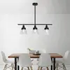 Exclusivo transfronteiriço para sala de estar sala de jantar estilo country retrô americano cone gota de chuva vidro LED 110V luminária de teto lustre