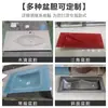 Foshan Bowiya Vidro Temperado Lavatório Integrado Personalizado Banheiro Lavatório de Submontagem Doméstico Lavatório Integrado de Dobra a Quente