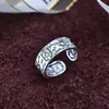 Anillo de Plata Zakilam para Hombre Hip-Hop INS Moderno Simple Moda Anillo de Pareja Textura Fría Diseño Original