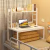 Cama de Hierro Escritorio de Computadora Escritorio Perezoso Estantería Litera Artefacto para Dormitorio de Estudiantes Universitarios Mesa para Notebook Junto a la Cama