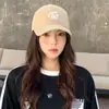 Gorra de Béisbol Bordada Simple Estilo Coreano Cuatro Estaciones Letra W Unisex Protector Solar Casual Versátil Moda Gorra Pico de Pato Al por Mayor