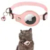 Collar para gatos con etiqueta de aire y protección contra explosiones, con posicionamiento impreso, funda protectora antipérdida.