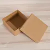 Caja de cinturón de papel Kraft de fábrica, caja de cinturón, caja de regalo cuadrada, caja de papel negro, caja rígida con cubierta de cielo y tierra