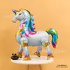 Globo de Película de Aluminio de Dinosaurio de Coche Nuevo Ensamblado Decoración Temática de Fiesta Diseño de Escena Bolas de Papel de Aluminio Empacadas Individualmente