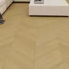 Piso SPC de piedra-plástico con sistema de clic para uso doméstico, ecológico E0, apto para calefacción por suelo radiante, piso de piedra-cristal para dormitorio, piso con patrón de espiga de veta de madera retro