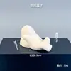 Figura de Cerámica de un Caballo del Zodiaco de Dibujos Animados, Mini Adorno de Animal Jirafa de Cerámica, Mascota para Té, Pieza de Cerámica sin Esmalte