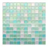Pegatinas de Pared 3D Mosaico para Lavabo Cuadradas DIY Empalme Pegatinas de Fondo Pegatinas de Pared Adhesivas Anti-Manchas