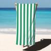 Toalha de Praia de Microfibra Impressão por Transferência de Calor Absorvente de Água Veludo Dupla Face Toalha de Banho Suporta Pedidos Pequenos Dzh Toalha de Banho de Gaze Tamanho Grande