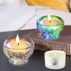 Molde de Silicona para Taza de Vela Romper Maceta de Cemento Yeso DIY Redonda con Puntos de Polca Molde para Tazón con Relieve Listo para la Venta