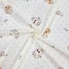 40 Piezas Algodón Doble Capa Gasa Lunares Estampado Serpiente Crepé Ropa de Casa Manta para Bebé Toalla Babero Tela para Ropa de Niños