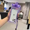 Tres Bolsas Impermeables Selladas para Teléfono, Transparentes y Compatibles con Pantalla Táctil, Bolsa de Aire Flotante para Natación, Funda Impermeable Transparente para Teléfono