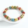 Suministro transfronterizo de pulsera de cerámica con cuentas de estilo nacional chino nuevo, pulsera de color antiguo, anillo individual de joyería al por mayor