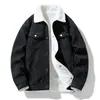 Jaqueta Loose Workwear Retro Streetwear Masculina Primavera Outono Nova Casual Versátil Tendência Estilosa Top