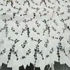 Tejido hueco tridimensional de poliéster encaje de imitación de ganchillo a mano blanco soluble en agua encaje de accesorios hechos a mano para bricolaje