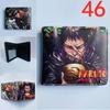 Carteira Curta NARUTO NARUTO Japonesa NARUTO Sasuke Kakashi Carteira Porta-Moedas de Couro PU