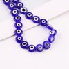 Cuentas planas de ojo Esmalte de ojo de color Turquía Cuentas sueltas diy Materiales de joyería semiacabados